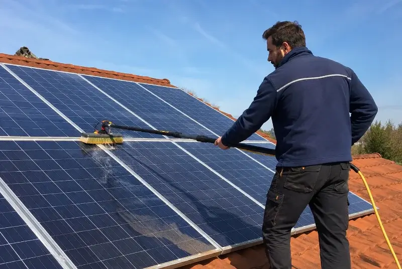 Nettoyage et entretien de panneaux solaires à Saint-Marcel-lès-Valence